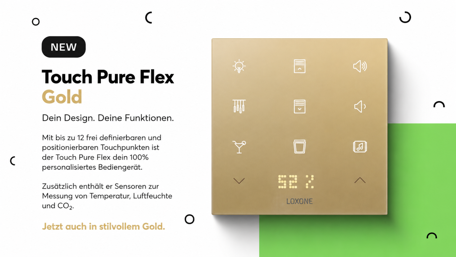 Vergolde dein Projekt: Touch Pure Flex jetzt auch in Gold erhältlich