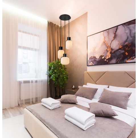 Pendelleuchte Infinity White Glass E27 Ø 20 cm