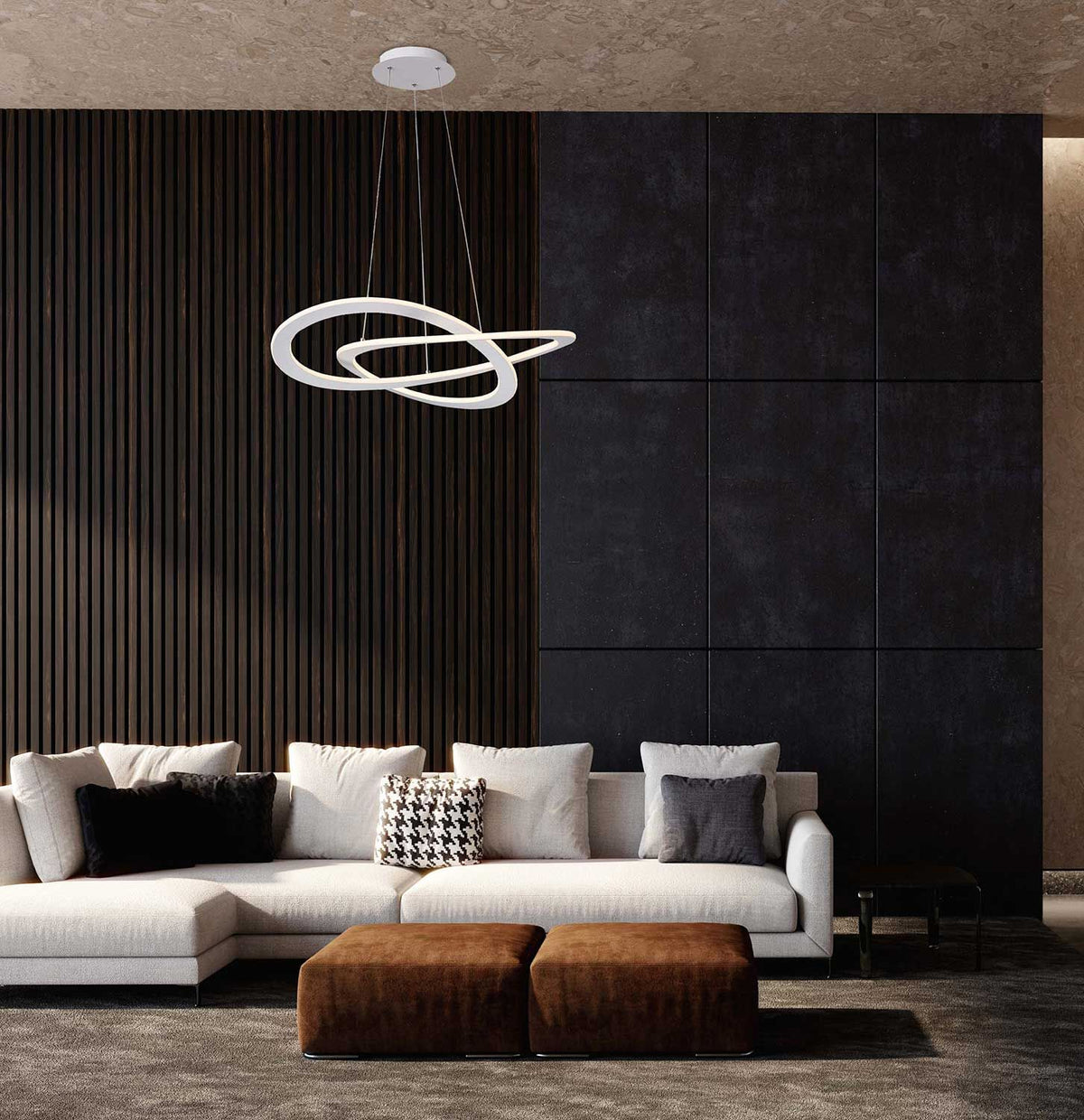 LED Design-Hängeleuchte Ø 55 cm – 3000 K, dimmbar