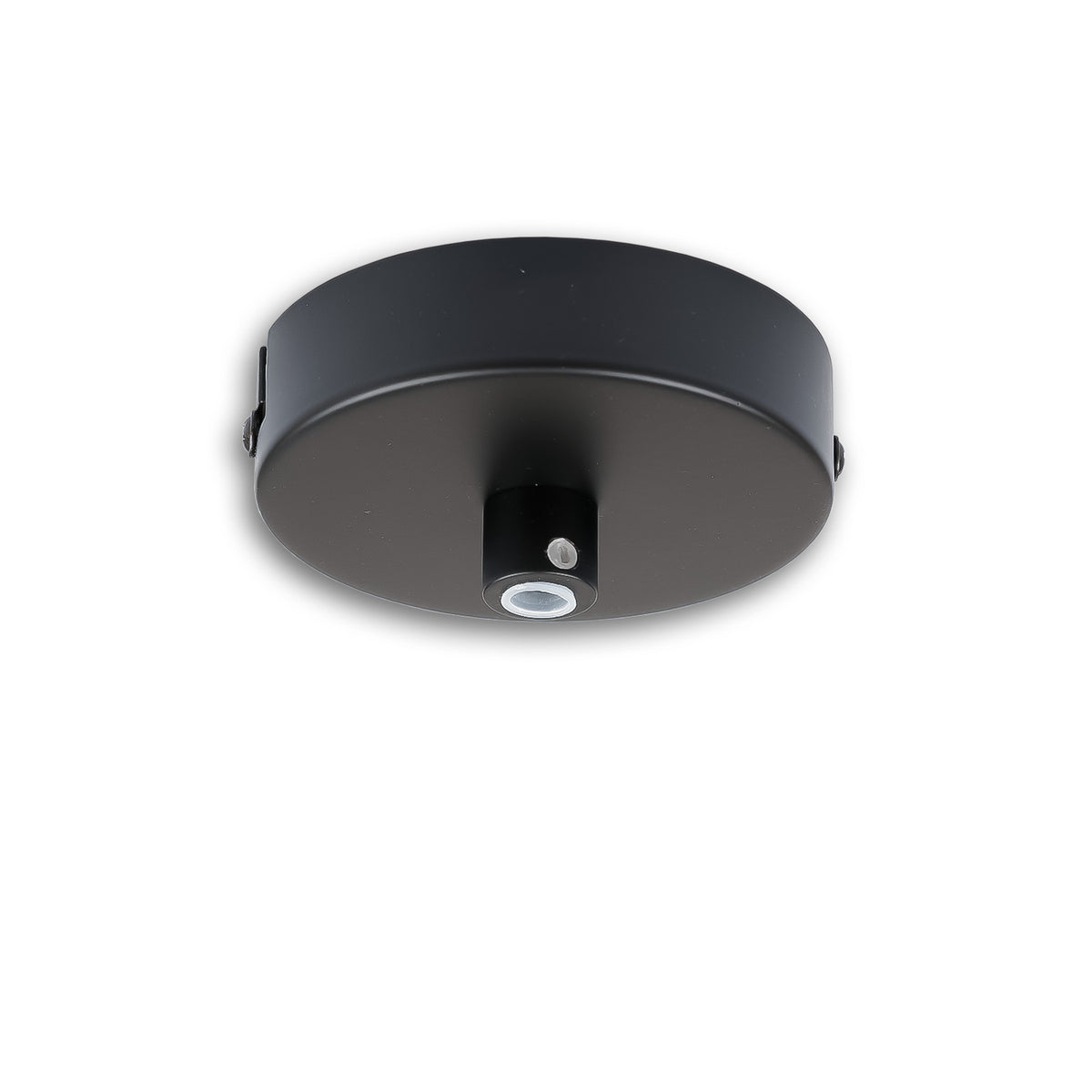 Deckenbaldachin rund, schwarz, für Kabel bis 9,8 mm – ISOLED