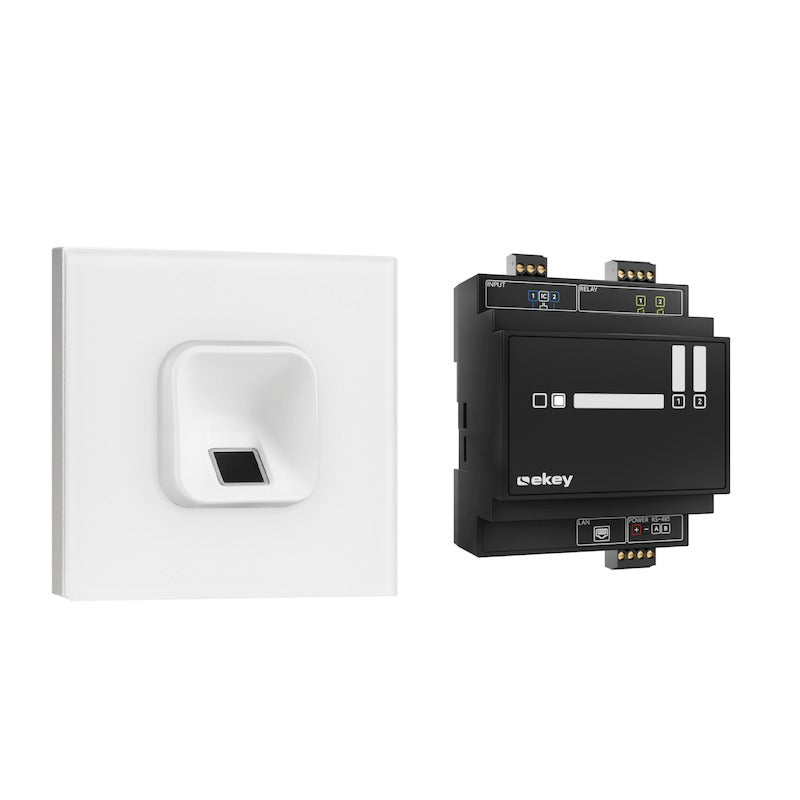 ekey xLine Fingerprint Unterputz Set Loxone