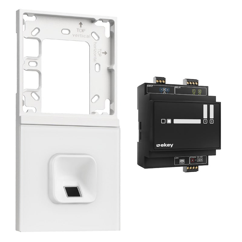 ekey xLine Fingerprint Unterputz Set Loxone