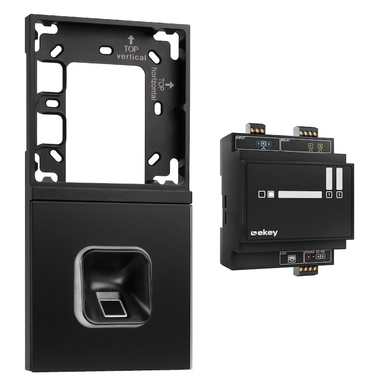 ekey xLine Fingerprint Unterputz Set Loxone