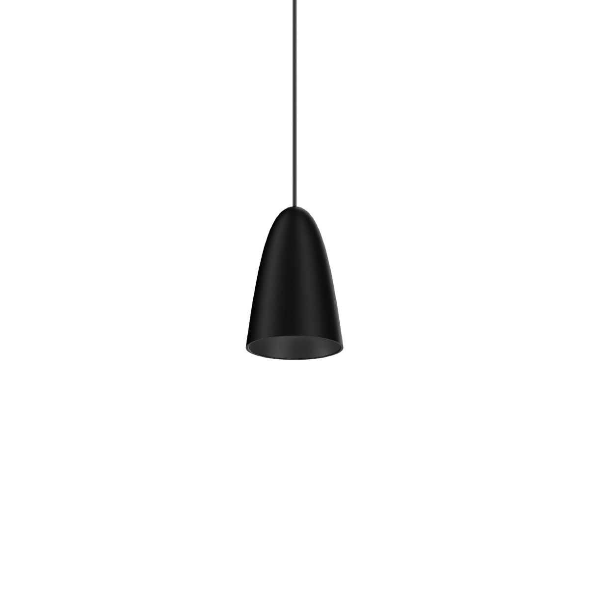 COZY CONE CEILING SUSP 1.0 Loxone in Mattschwarz