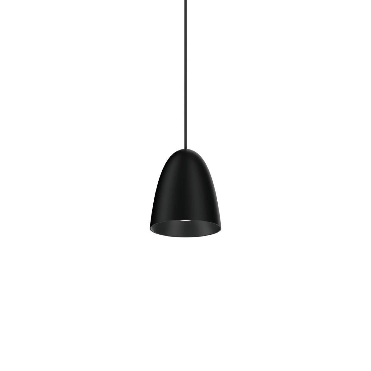 COZY CONE CEILING SUSP 2.0 Loxone in Mattschwarz