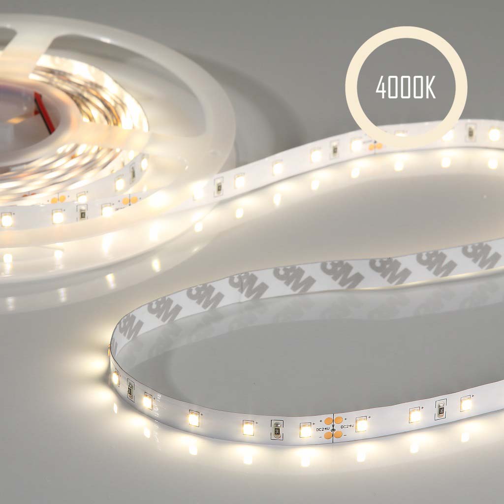 Flex Stripe 24V, 14.4W, 4000K, CRI90, 60LED, IP20, 10mm