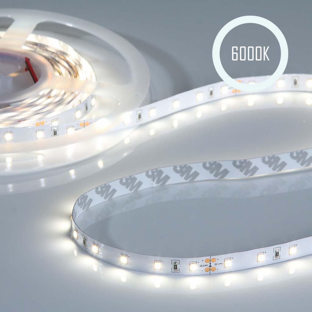 Flex Stripe 24V, 14.4W, 6000K, CRI90, 60LED, IP20, 10mm
