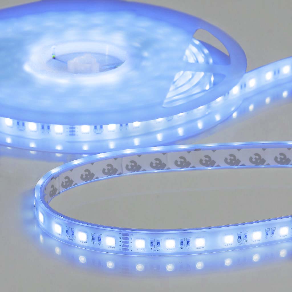 Flex Stripe 24V, 19.2W, RGBW/2700K, CRI90, 60LED, IP68, 14,5mm