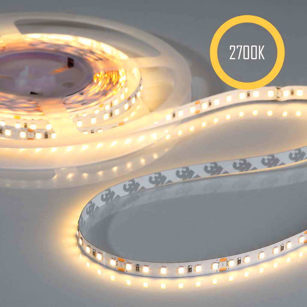 Flex Stripe 24V, 9,6W, 2700K, CRI90, 120LED, IP20, 8mm