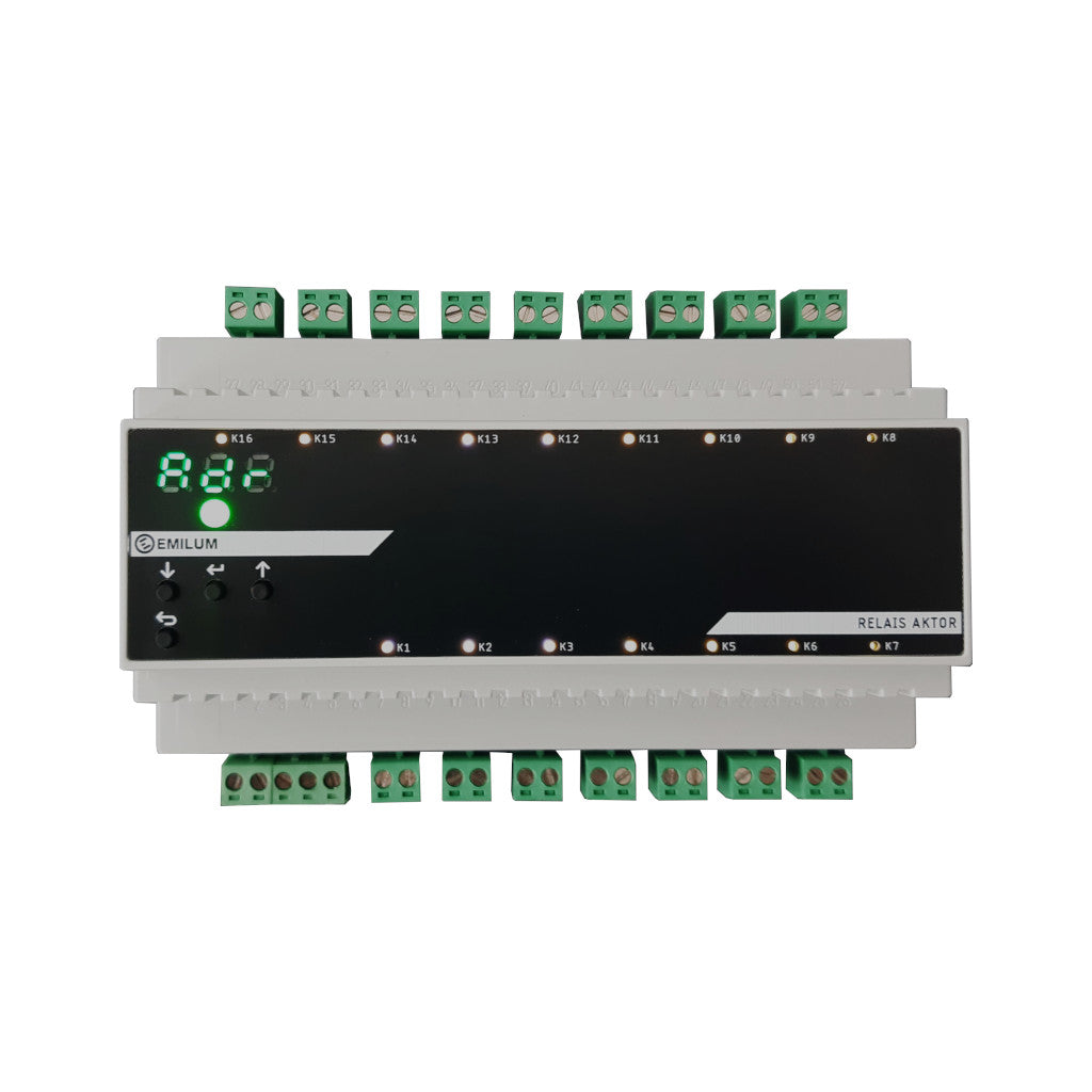 Relais-Aktor, 16-Kanal, DMX/RDM, 16A, 230V