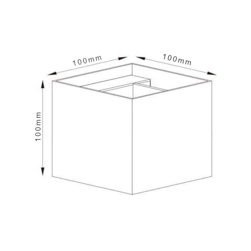 LED-Wandleuchte 24V, 8W, RGBW/2700K, CRI90, IP54