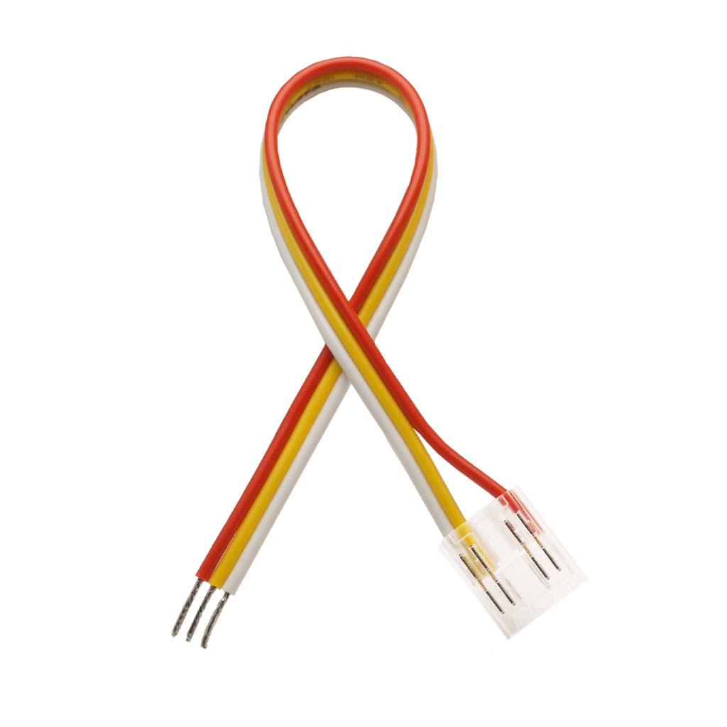 LED Verbinder, 3-polig, 10mm, LED-Anschlusskabel, COB, CCT