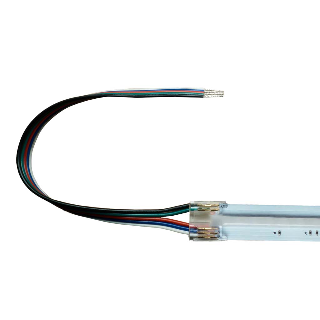LED Verbinder, 5-polig, 12mm, LED-Anschlusskabel, COB, RGBW