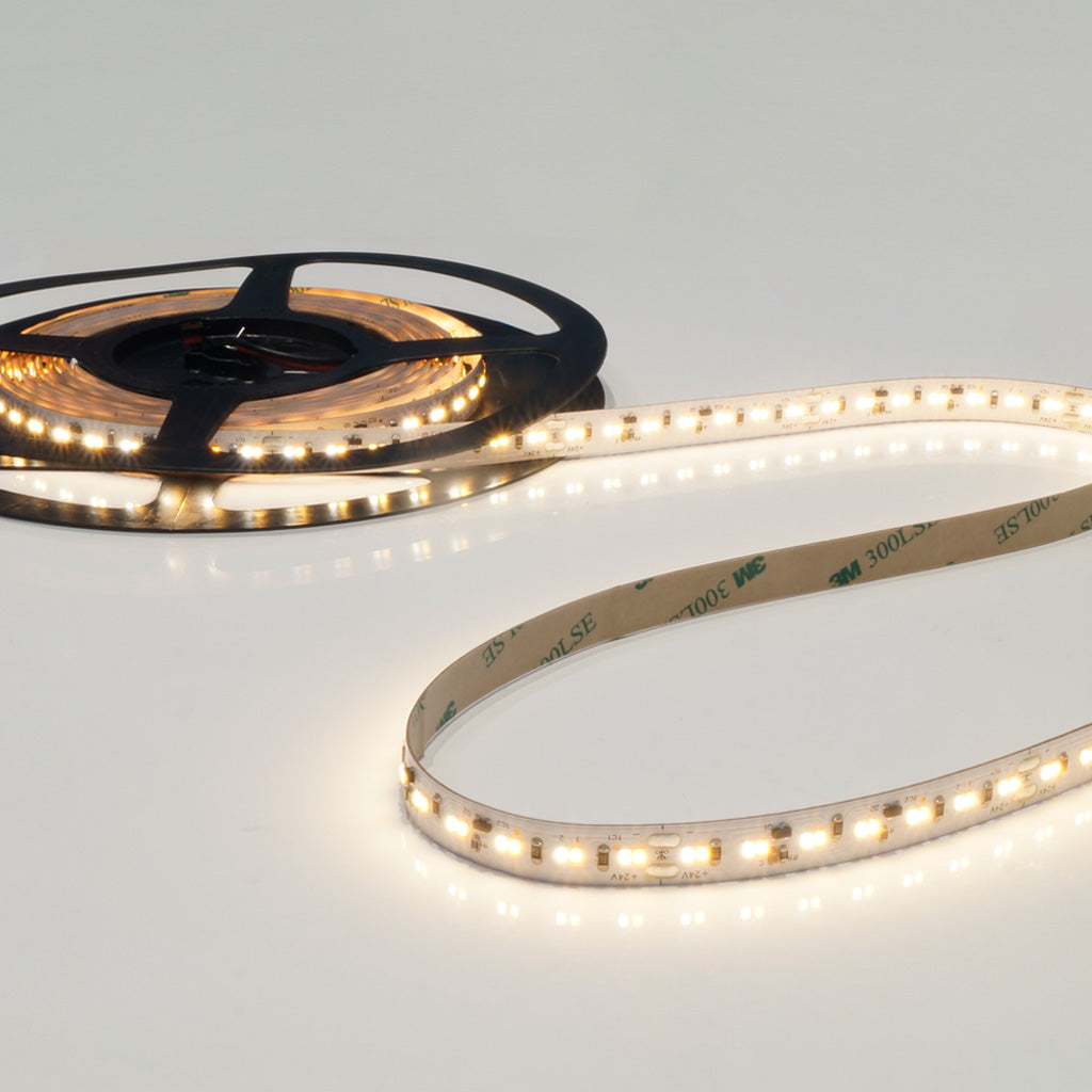 Dim To Warm LED-Stripe 24V, 17W, 3000K-2200K, CRI90, 224LED, IP20, 10mm