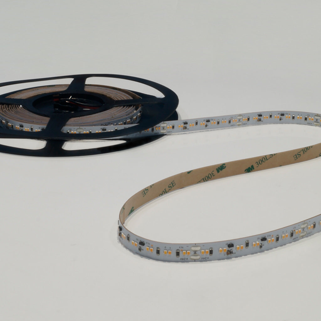 Dim To Warm LED-Stripe 24V, 17W, 3000K-2200K, CRI90, 224LED, IP20, 10mm