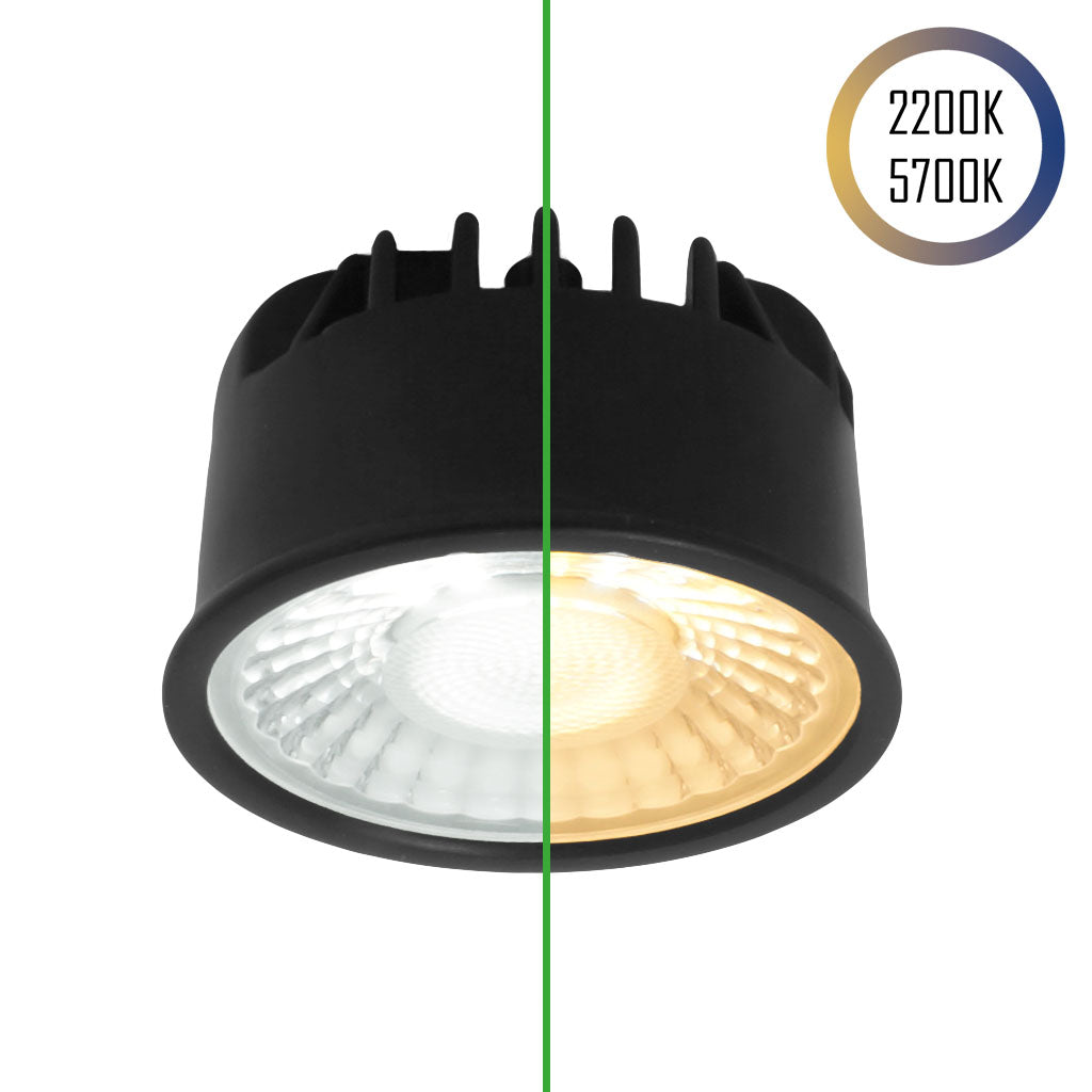 LED-Spot 24V, MR16, 5W, 2200K/5700K, CRI90 (Tuneable White, CCT)