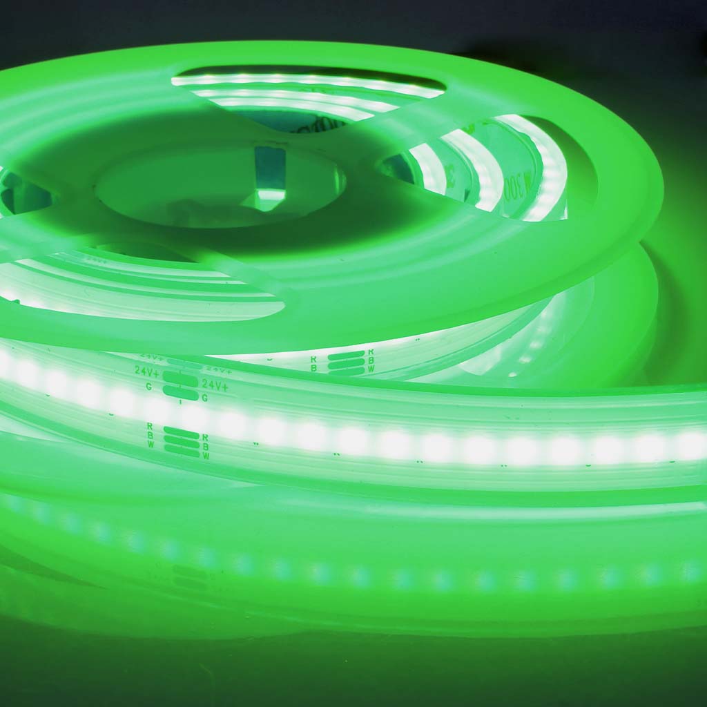 Flex COB RGBW LED-Streifen 24V, 18W, RGBW/2700K, CRI90, 784LED, IP68, 14mm