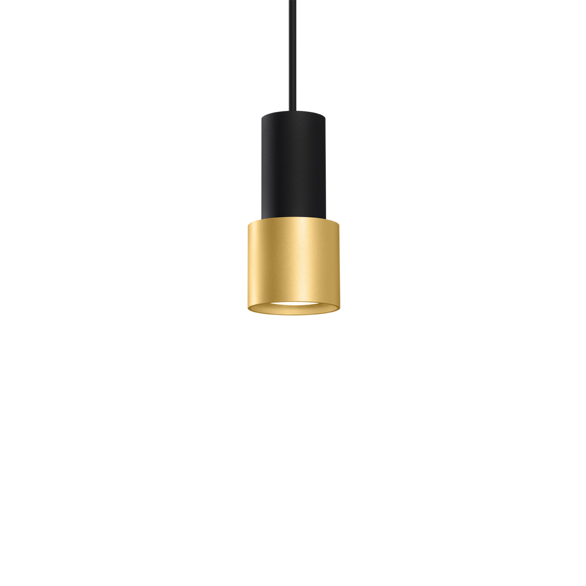 ODREY CEILING SUSP 1.1 Loxone in Mattschwarz / Gold