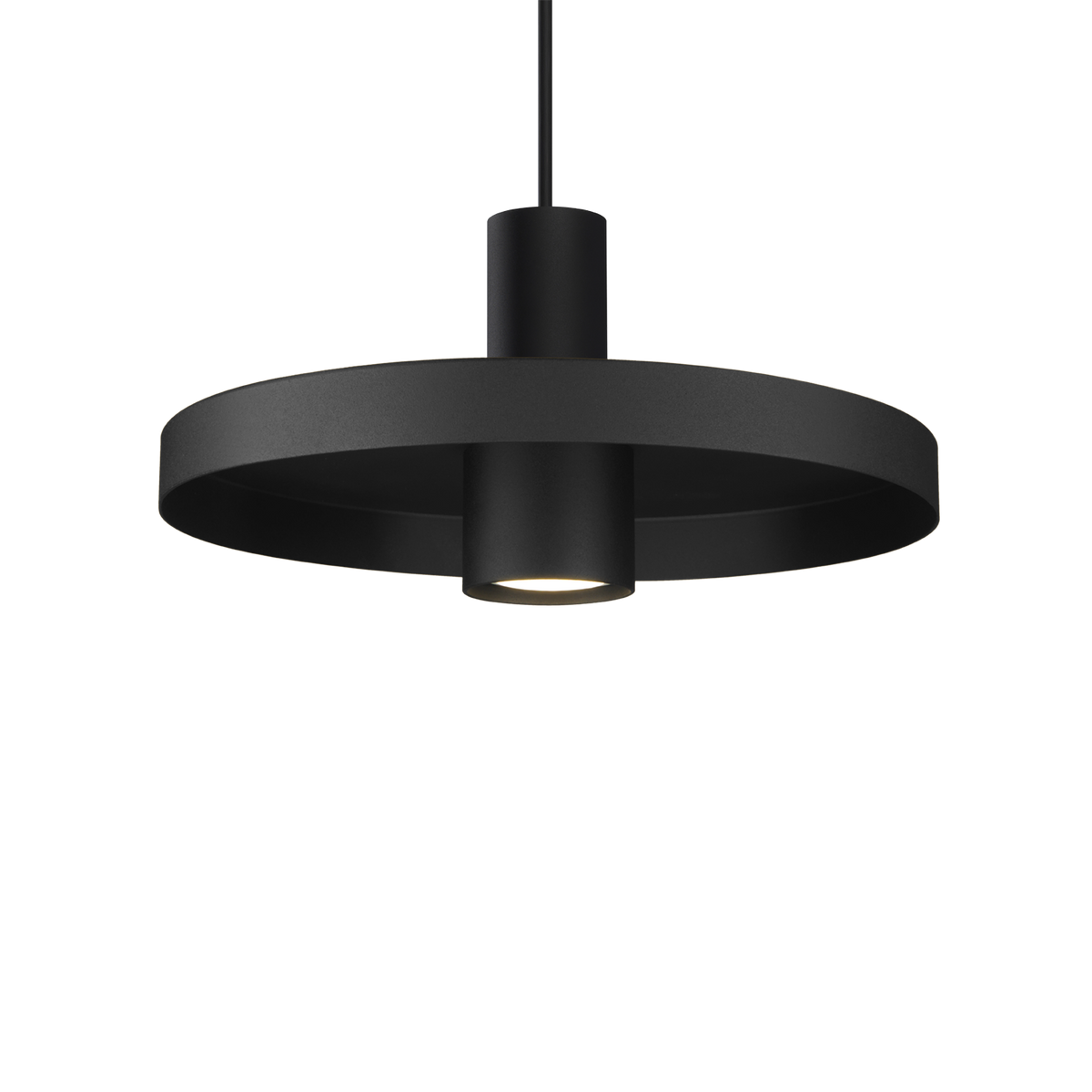ODREY CEILING SUSP 1.2 Loxone in Mattschwarz / Mattschwarz