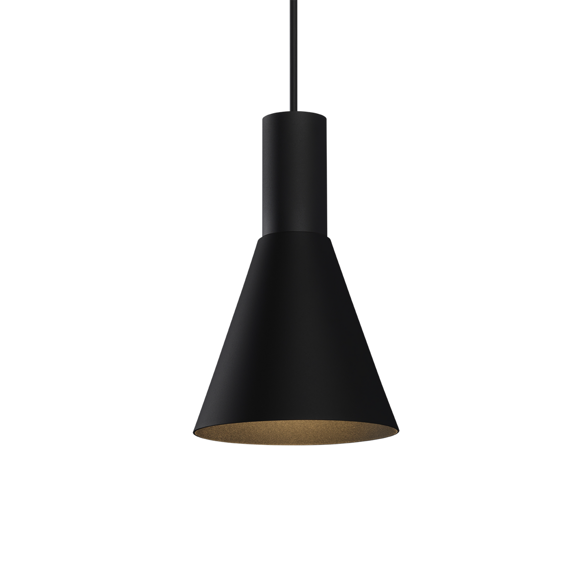 ODREY CEILING SUSP 1.4 Loxone in Mattschwarz / Mattschwarz