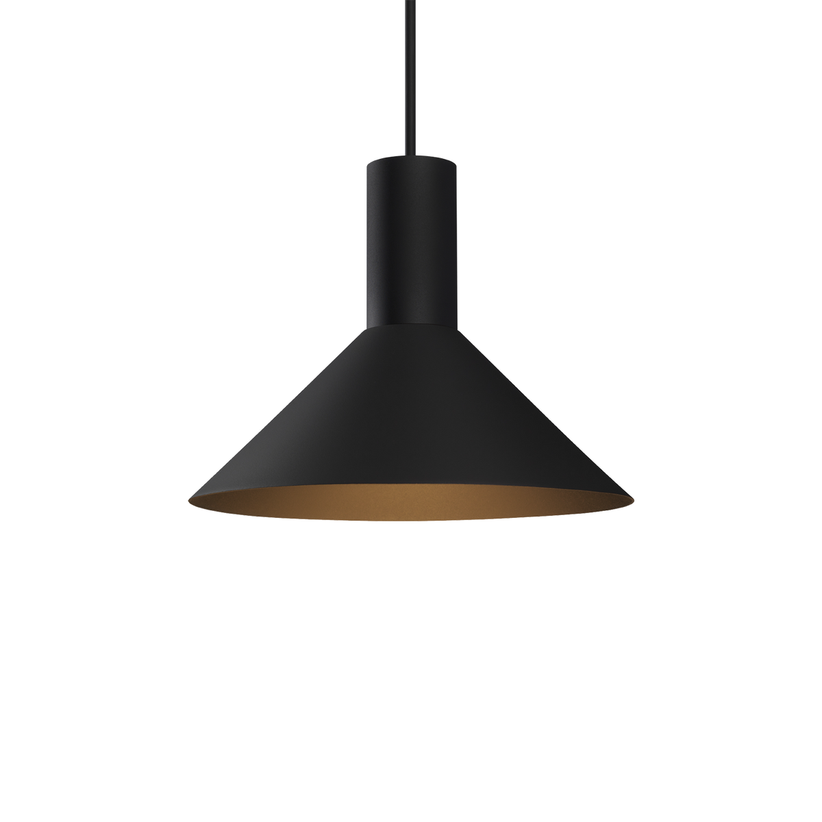 ODREY CEILING SUSP 1.6 Loxone in Mattschwarz / Mattschwarz