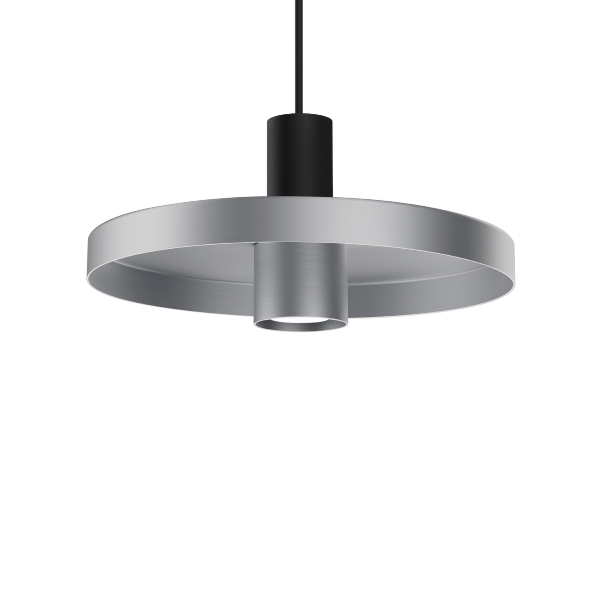 ODREY CEILING SUSP 1.2 Loxone in Mattschwarz / Aluminium
