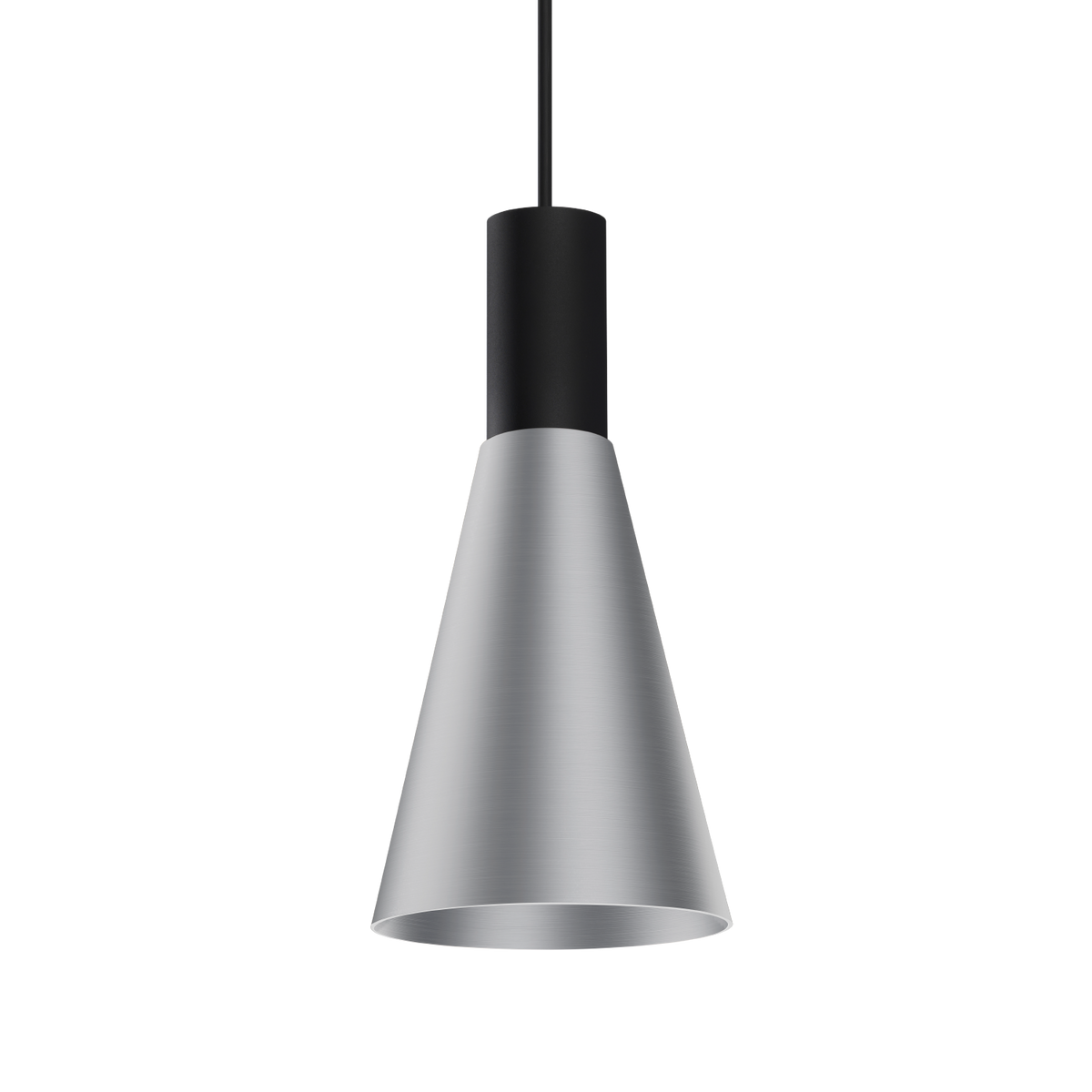 ODREY CEILING SUSP 1.5 Loxone in Mattschwarz / Aluminium