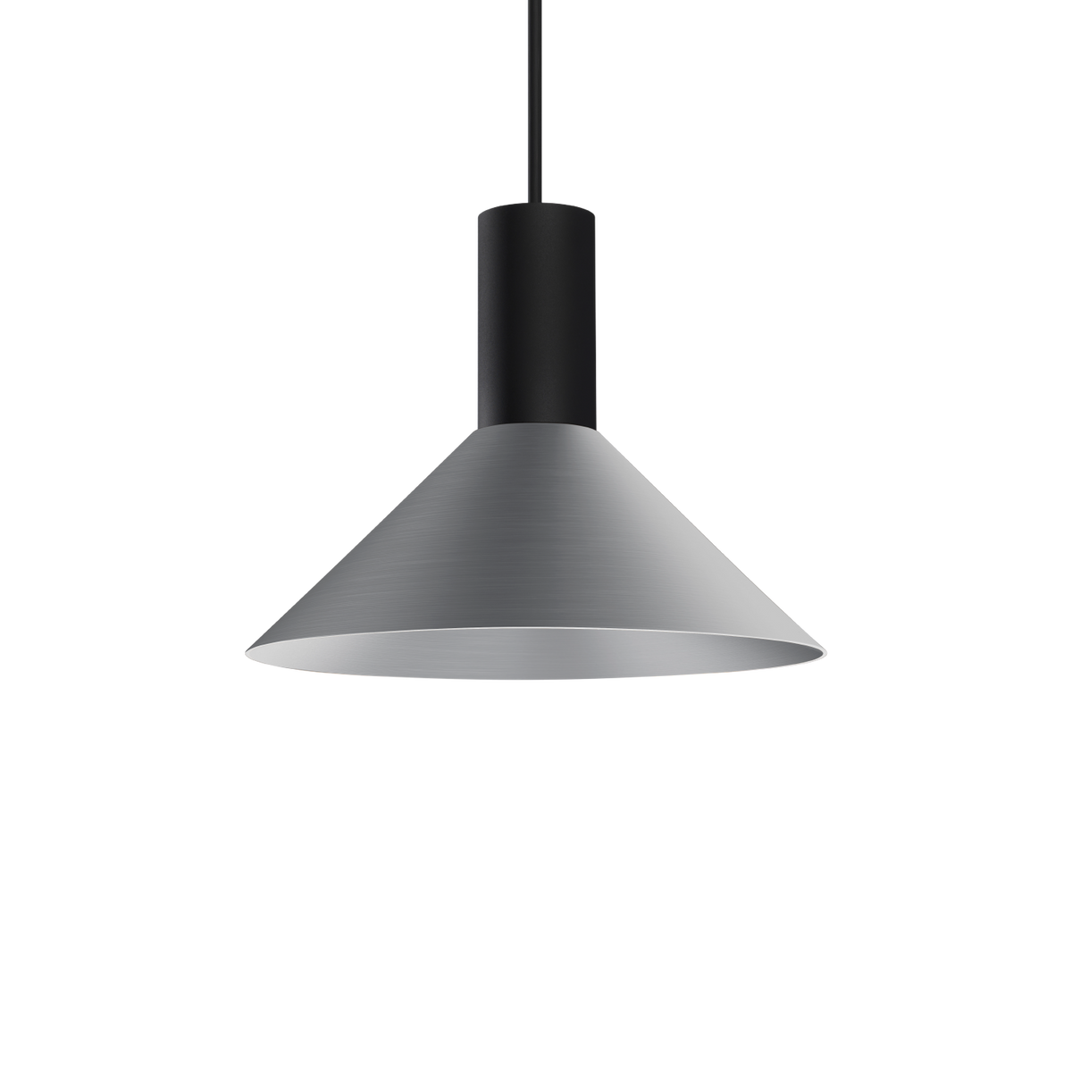 ODREY CEILING SUSP 1.6 Loxone in Mattschwarz / Aluminium