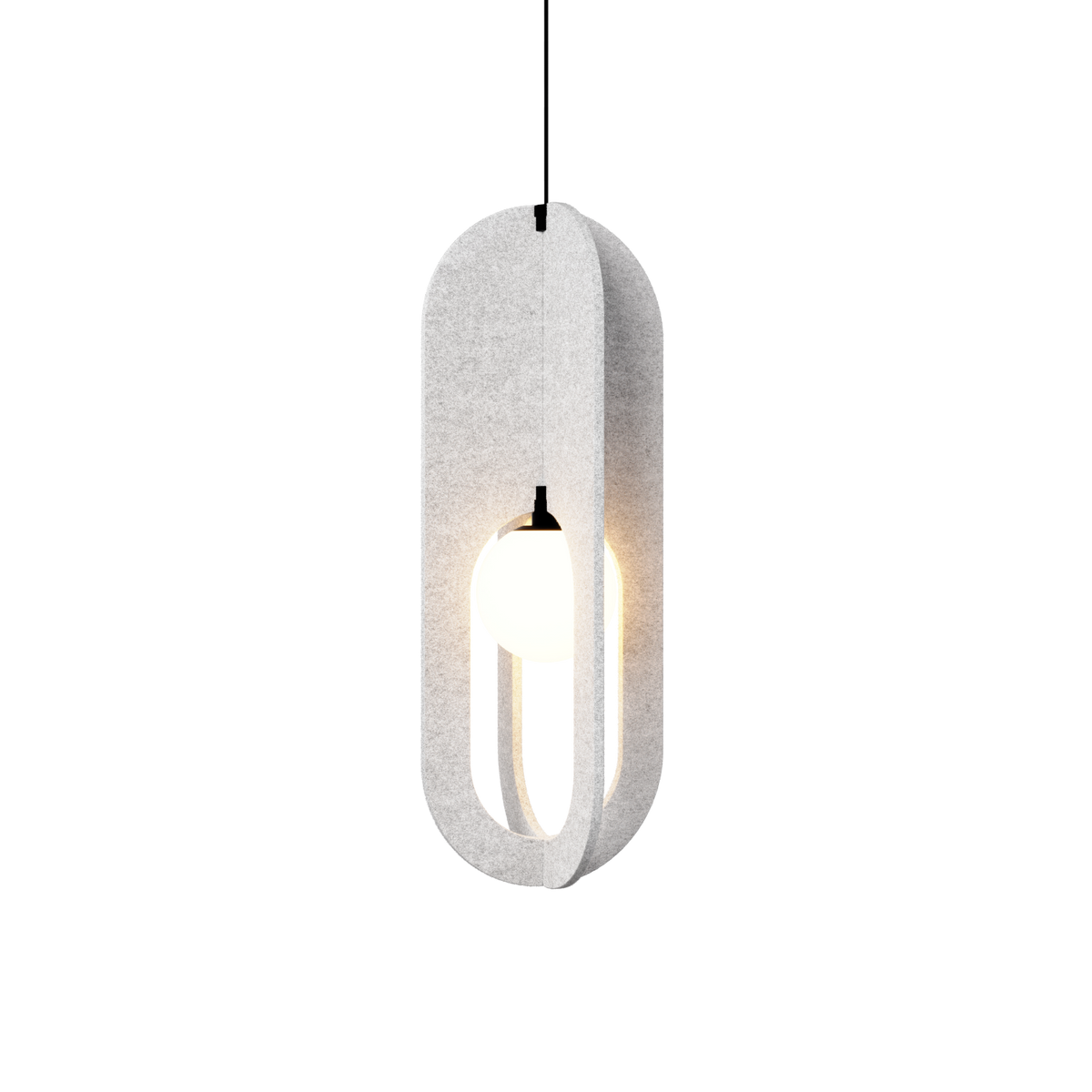 SOLLI COCOON CEILING SUSP 2.0 Loxone in Marble Grey