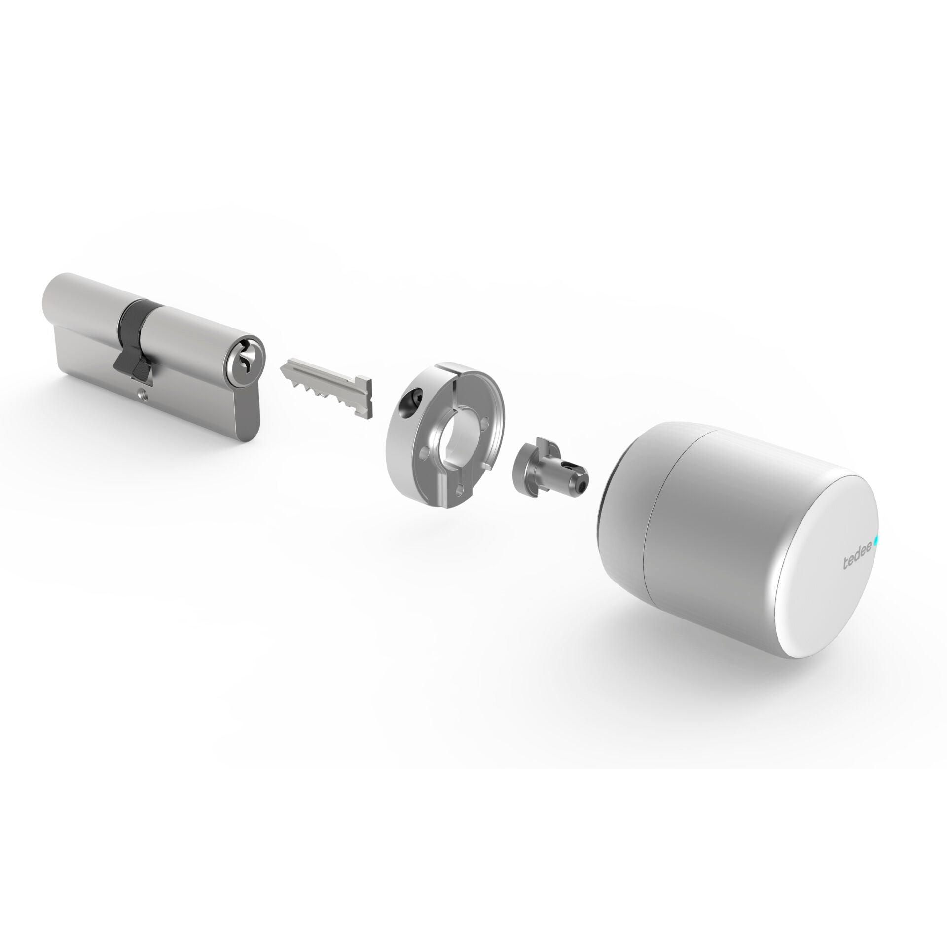 tedee Set PRO mit Adapter für vorhandene Zylinder