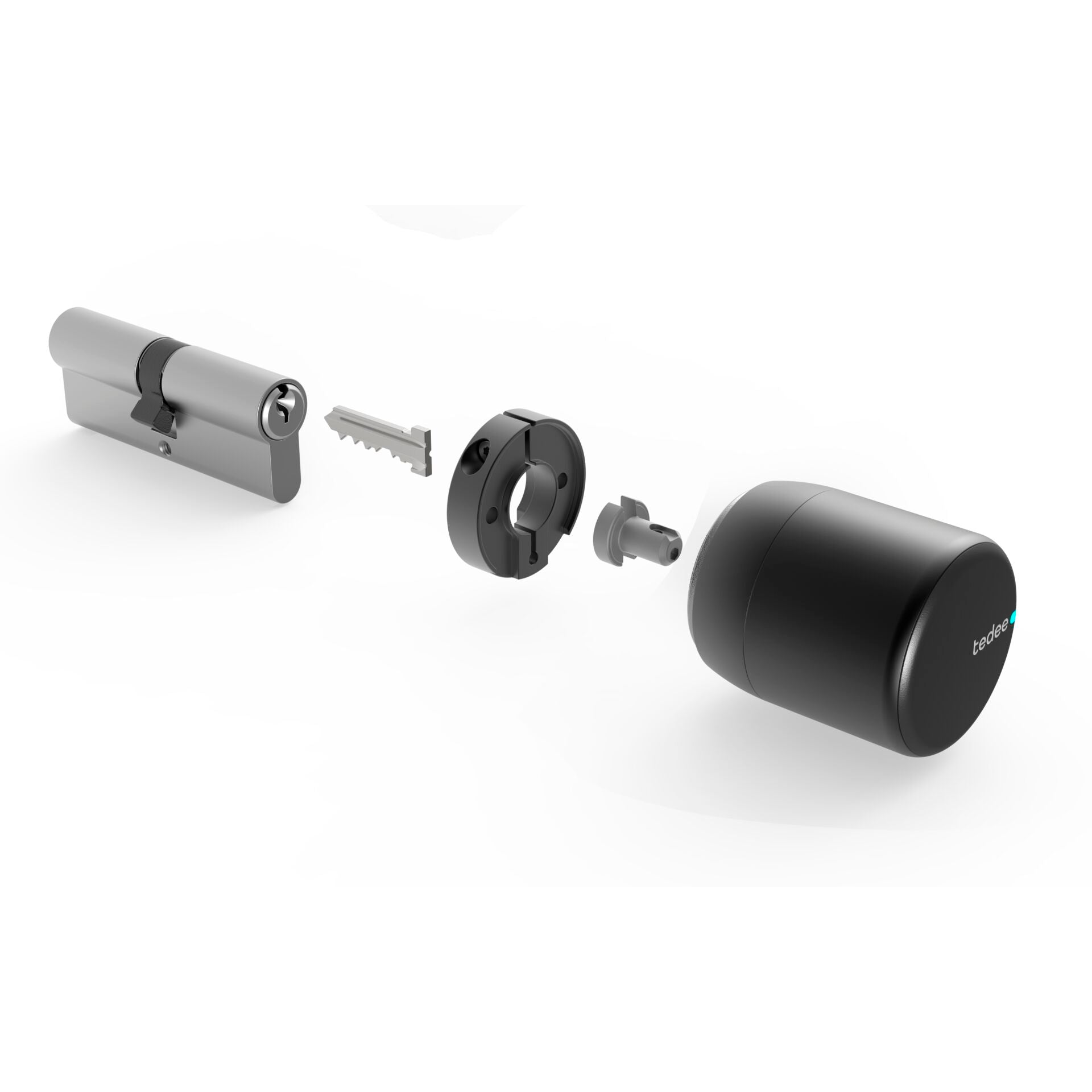 tedee Set PRO mit Adapter für vorhandene Zylinder