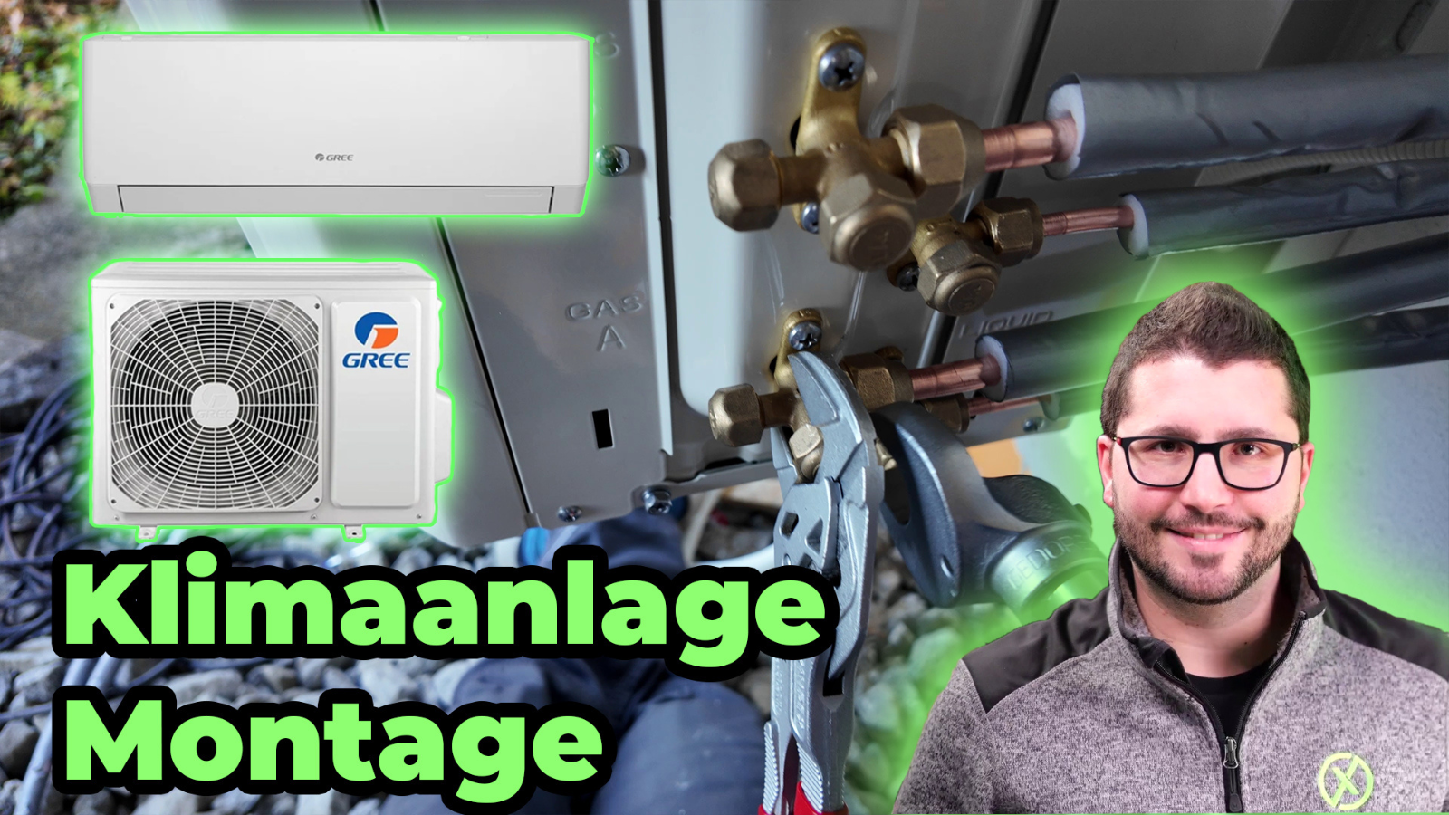 Split-Klimaanlage professionell montieren & intelligent mit Loxone steuern