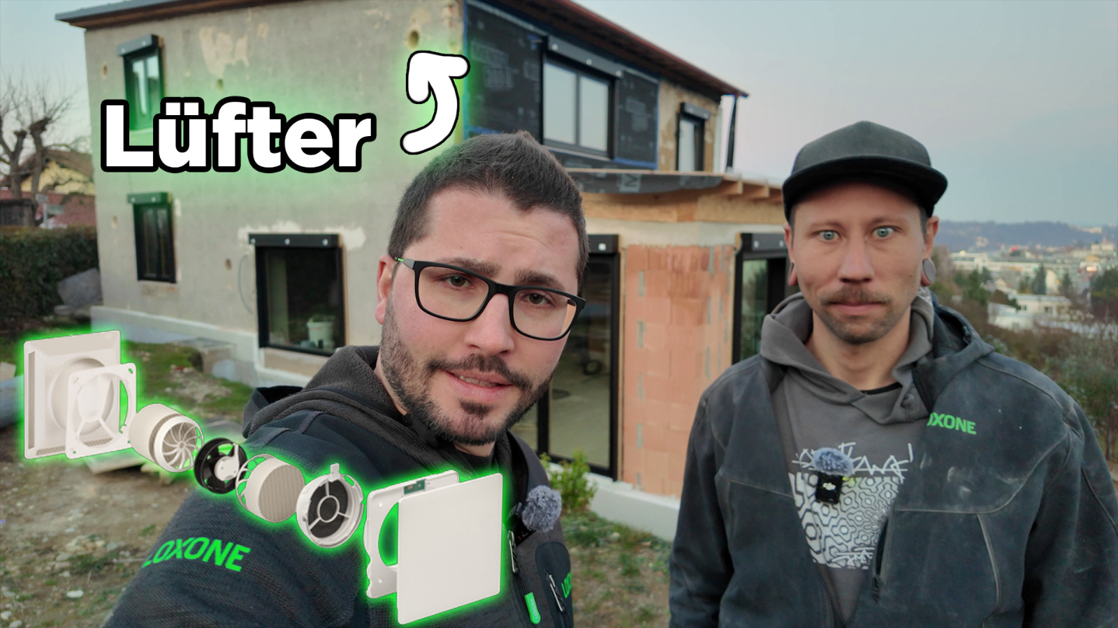 Loxone Mitarbeiter setzt auf IXMA – neues Baustellenupdate