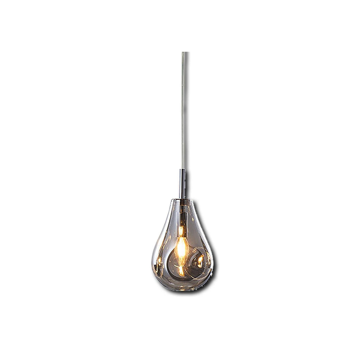 Pendelleuchte Infinity Black Glass E14 Ø 15 cm