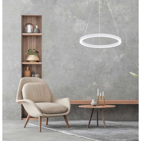 LED Hängeleuchte Circle 580 weiß, 48W, rund, ColorSwitch 3000|3500|4000K, dimmbar