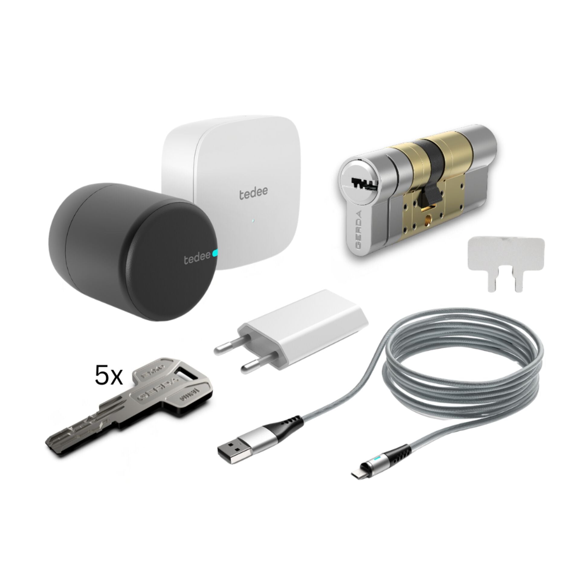 tedee Set PRO mit EXXO Zylinder 31-62mm