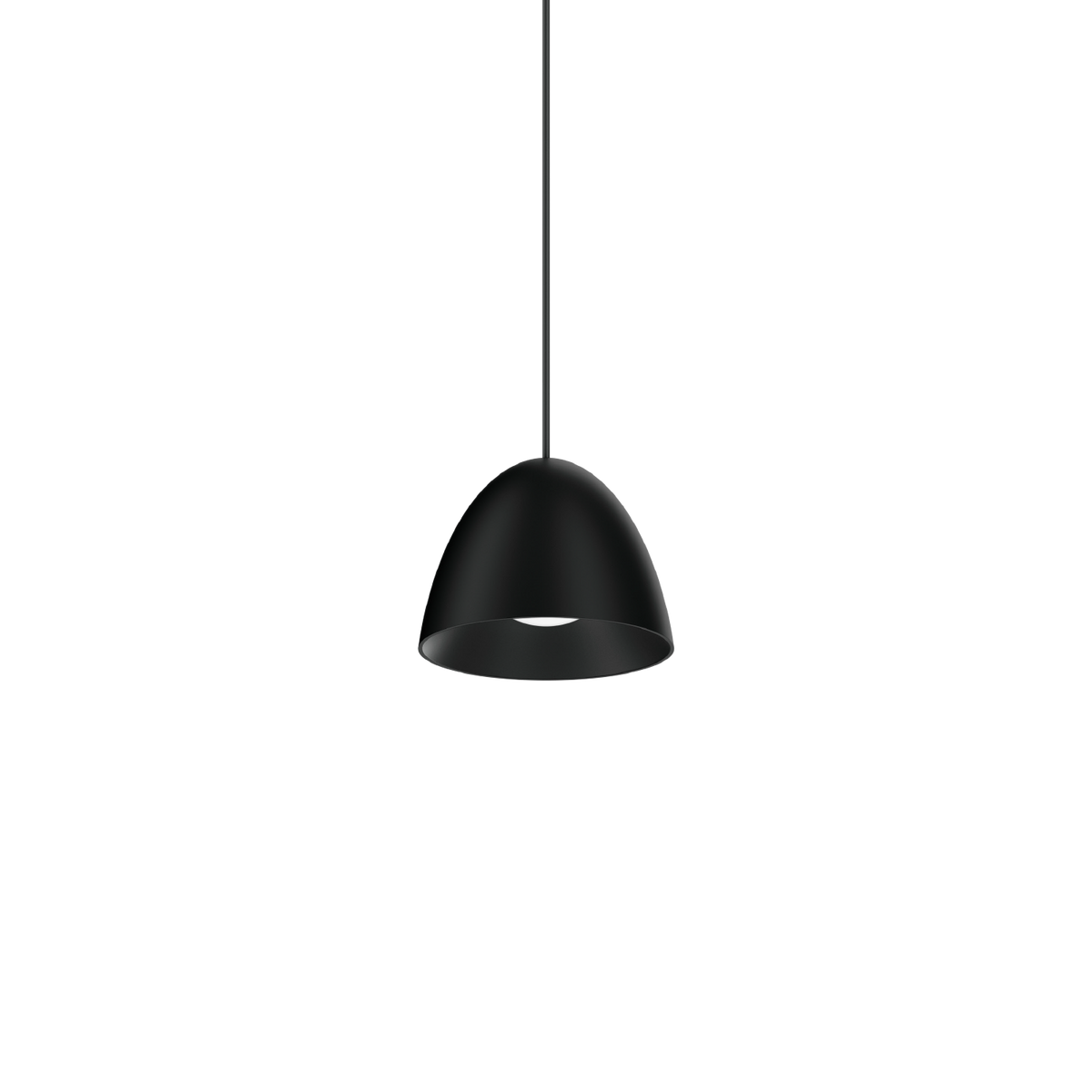 COZY CONE CEILING SUSP 3.0 Loxone in Mattschwarz