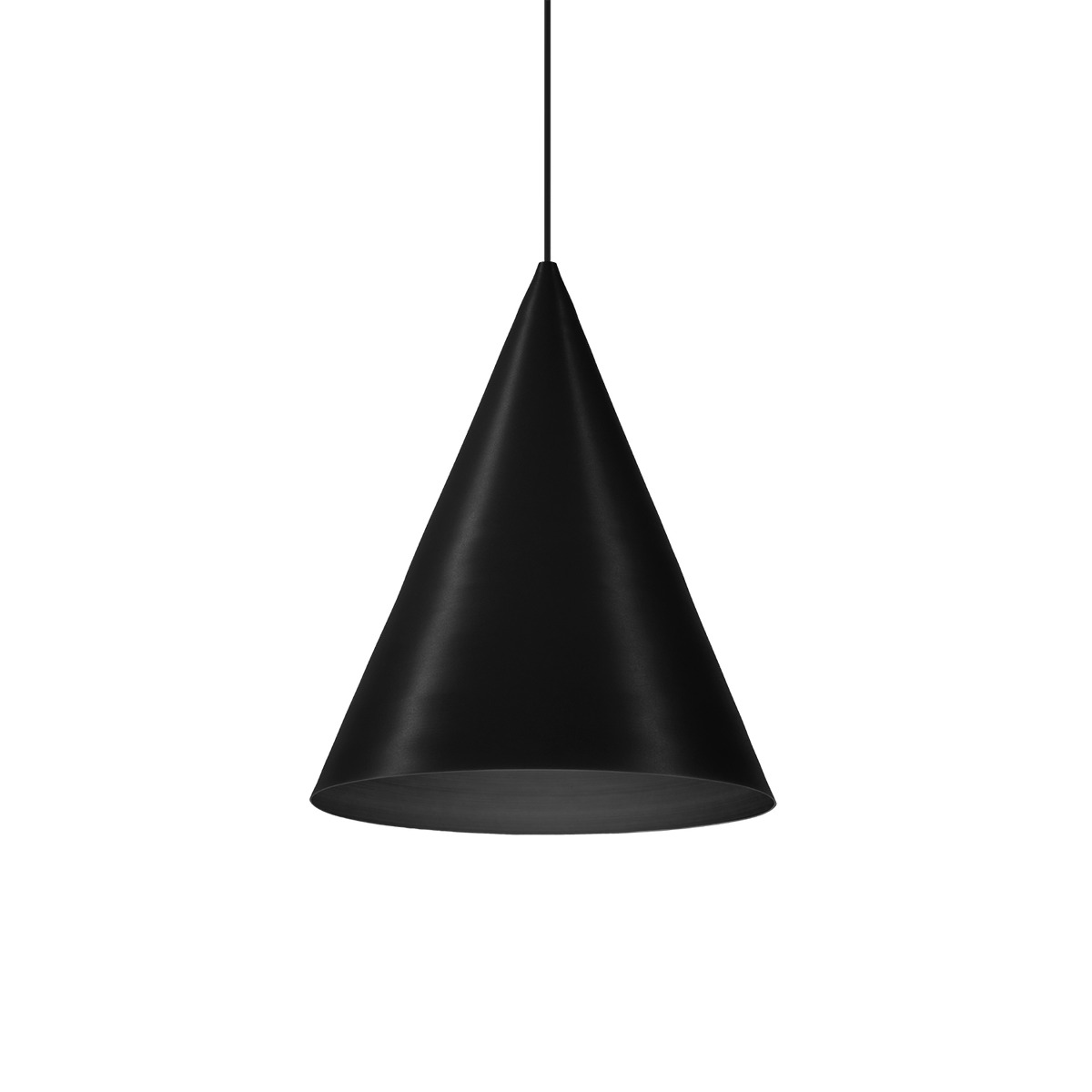 DINOR CEILING SUSP 1.0 Loxone in Mattschwarz / Mattschwarz