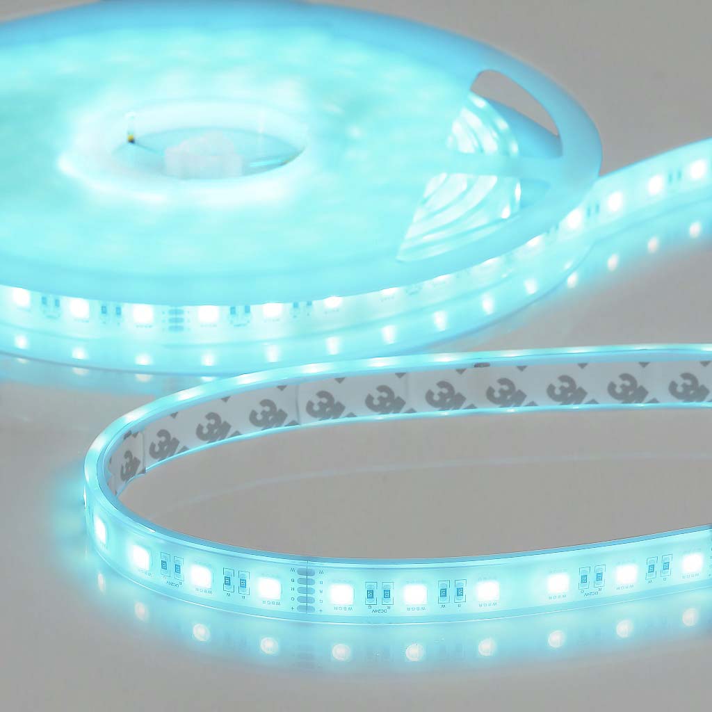 Flex Stripe 24V, 19.2W, RGBW/2700K, CRI90, 60LED, IP68, 14,5mm