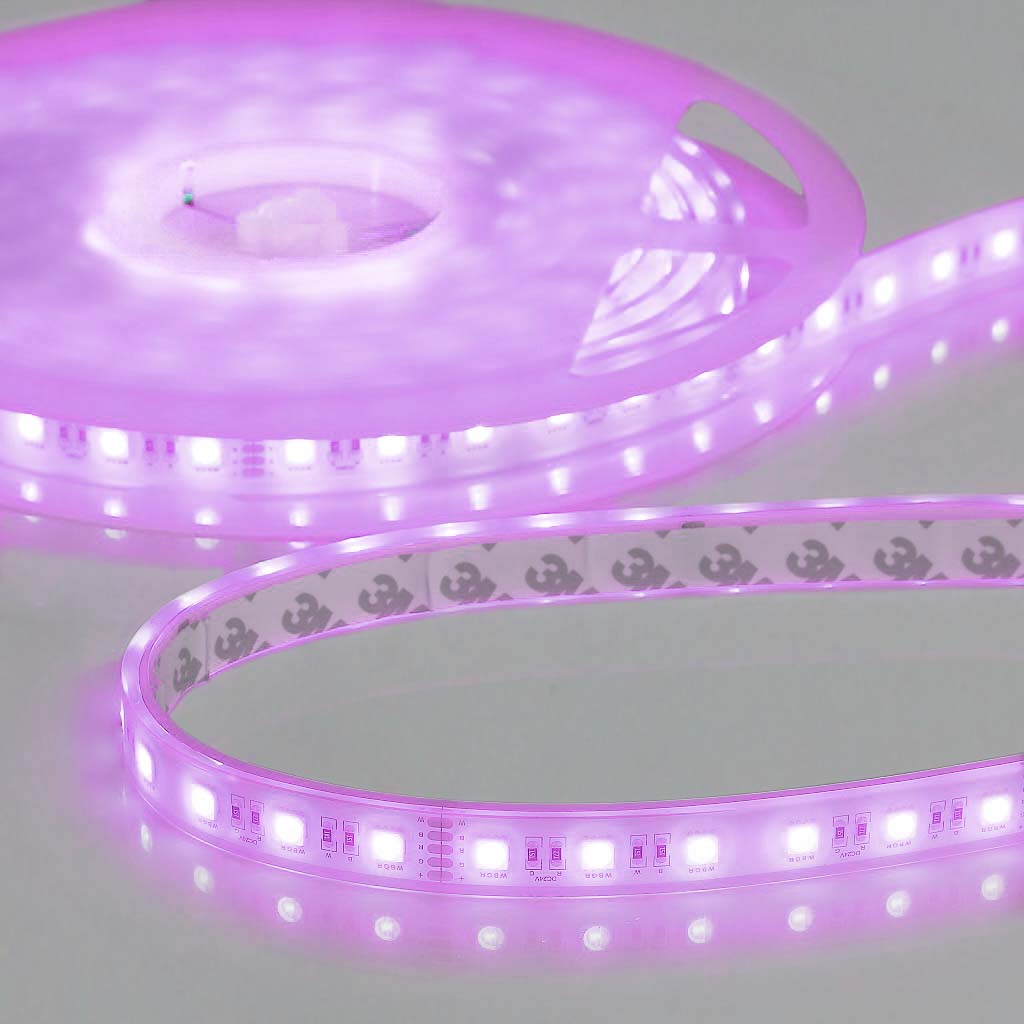 Flex Stripe 24V, 19.2W, RGBW/2700K, CRI90, 60LED, IP68, 14,5mm