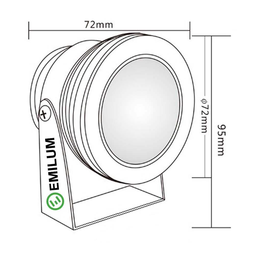LED-Outdoor-Light 24V, 10W, RGBW/2700K, CRI90
