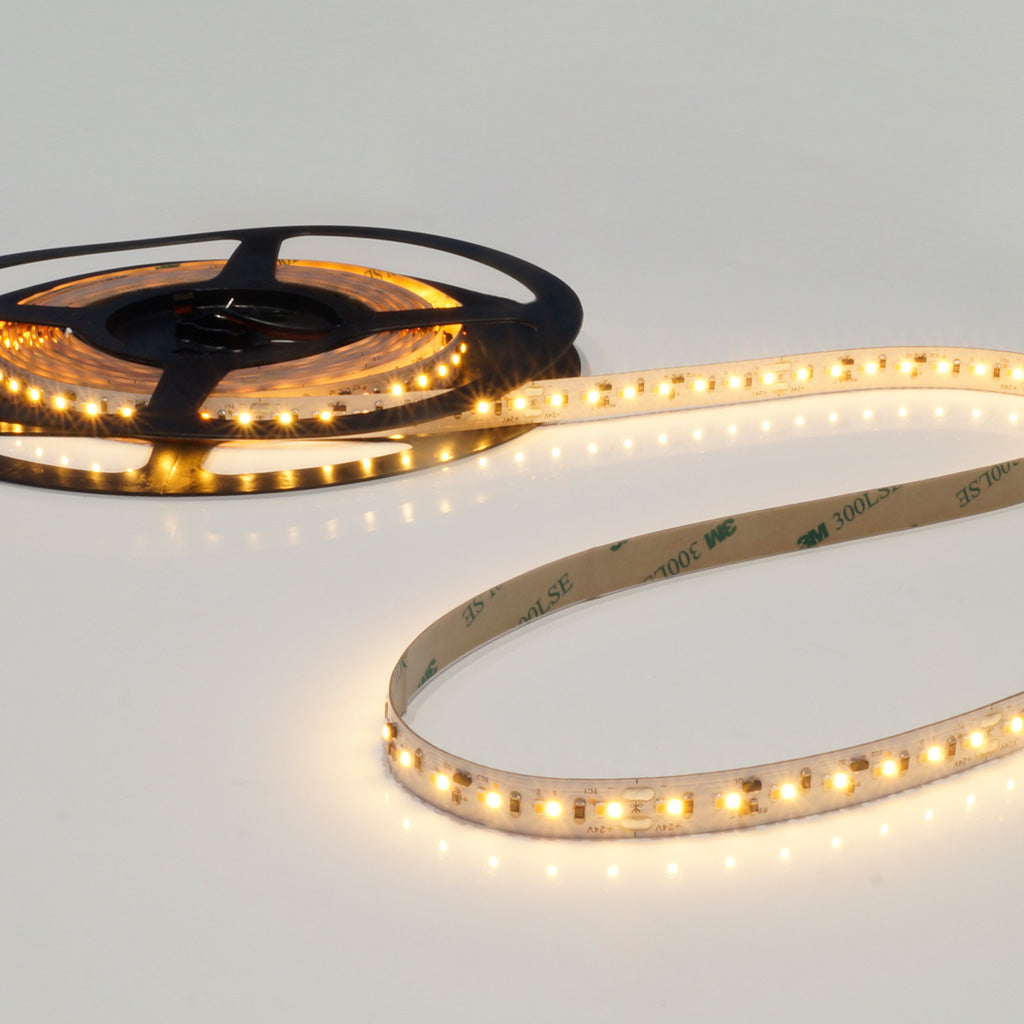 Dim To Warm LED-Stripe 24V, 17W, 3000K-2200K, CRI90, 224LED, IP20, 10mm