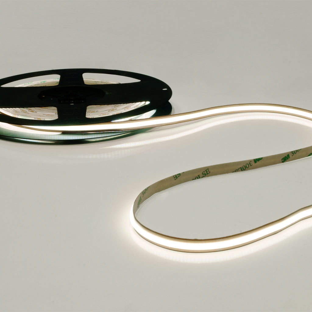 Cut Anywhere COB LED-Stripe 24V, 13W, 3000K, CRI90, 528LED, IP20, 8mm
