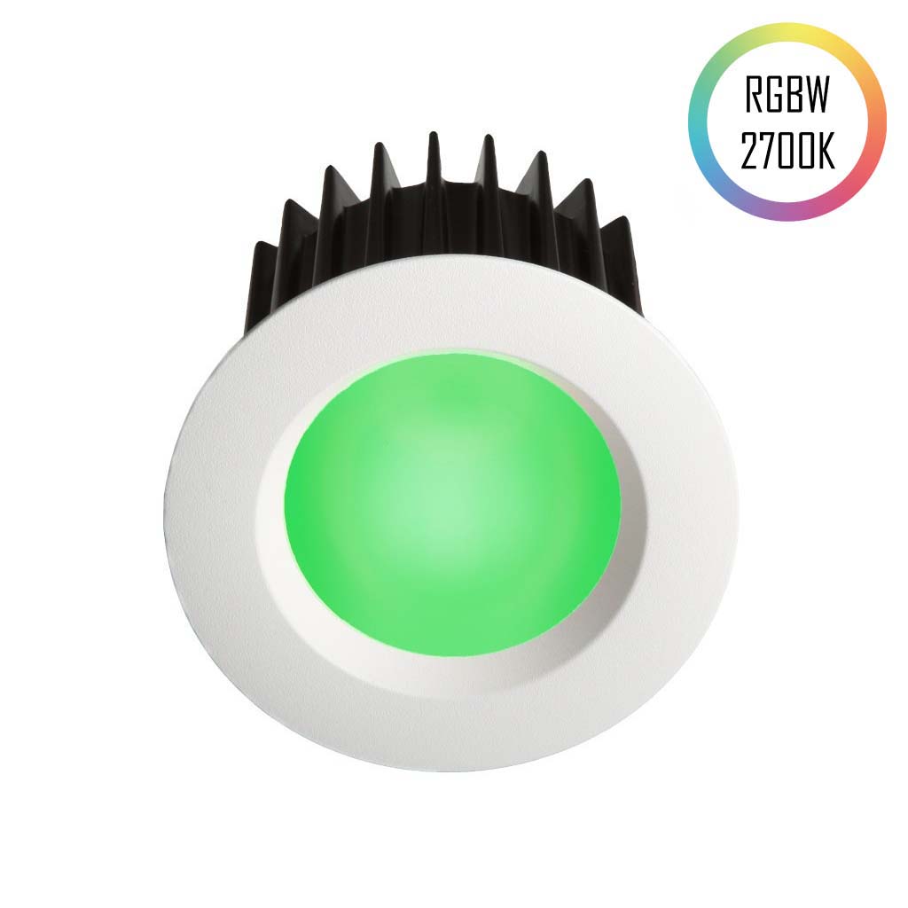 LED-Spot 24V, 10W, RGBW/2700K, CRI90