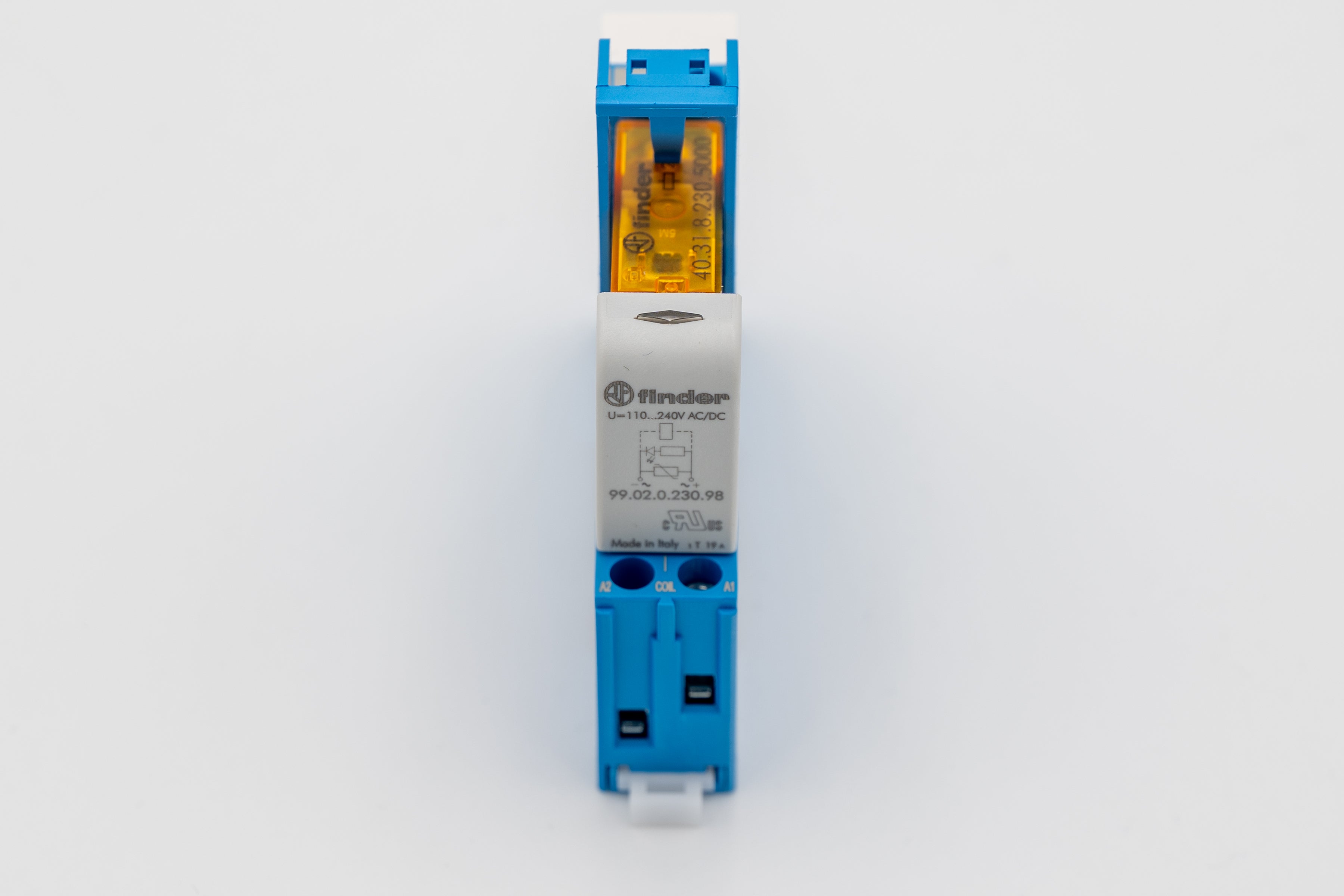 Finder Koppelrelais für 230V (z.B. Bewegungsmelder auf 24V Loxone Eingang)