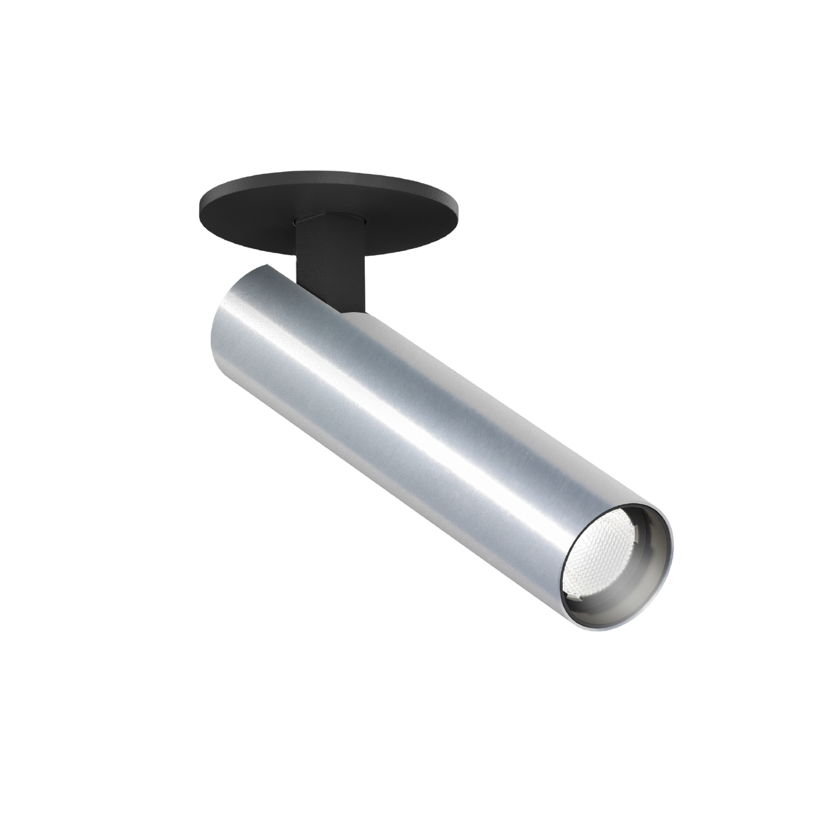 MATCH 1.0 Loxone in Mattschwarz / Aluminium