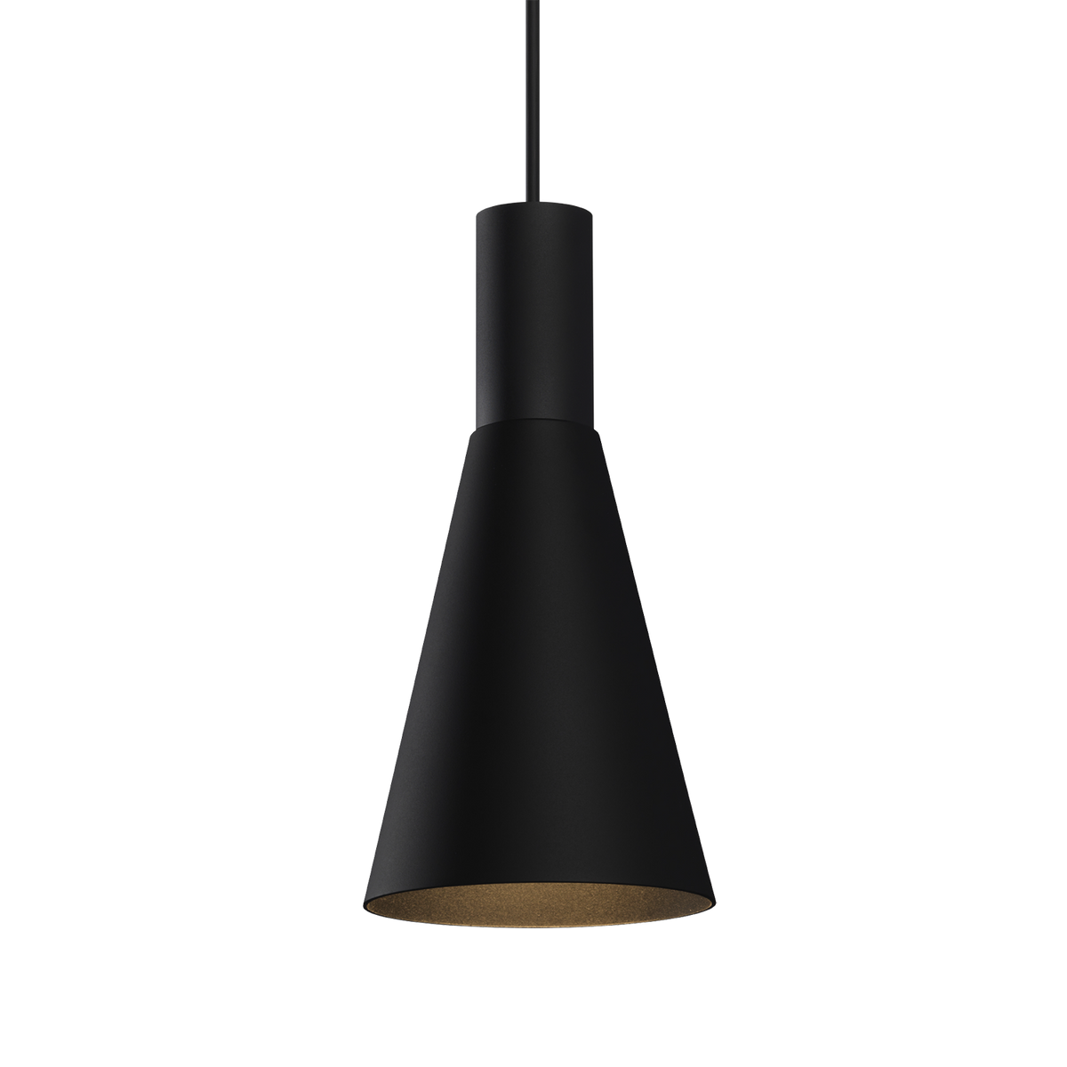 ODREY CEILING SUSP 1.5 Loxone in Mattschwarz / Mattschwarz