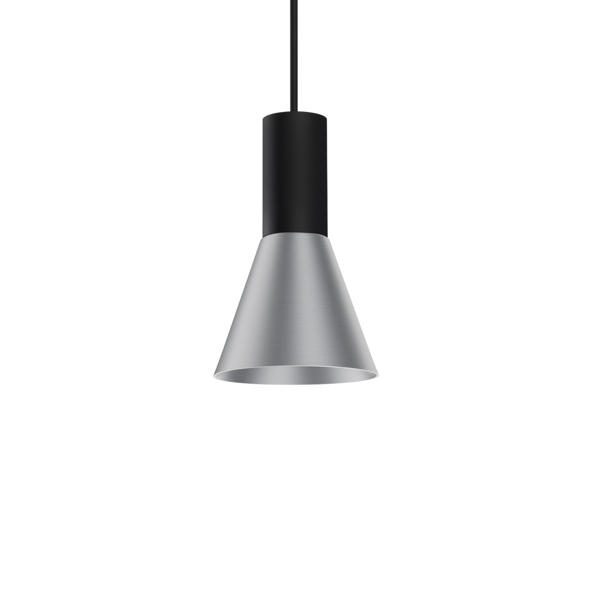 ODREY CEILING SUSP 1.3 Loxone in Mattschwarz / Aluminium