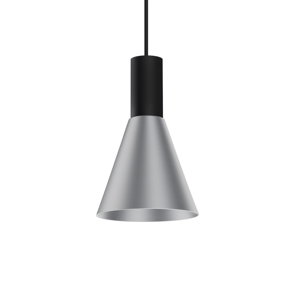 ODREY CEILING SUSP 1.4 Loxone in Mattschwarz / Aluminium