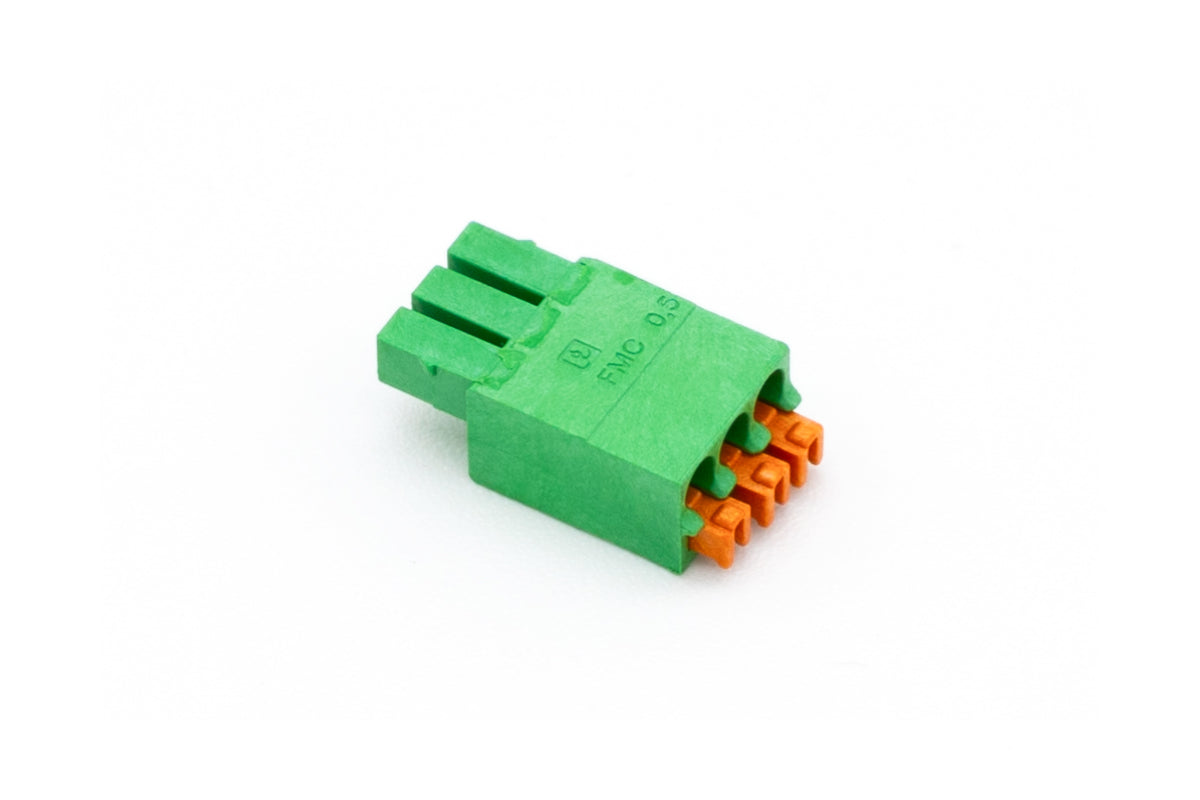 Push-Steckklemme Grün 3fach